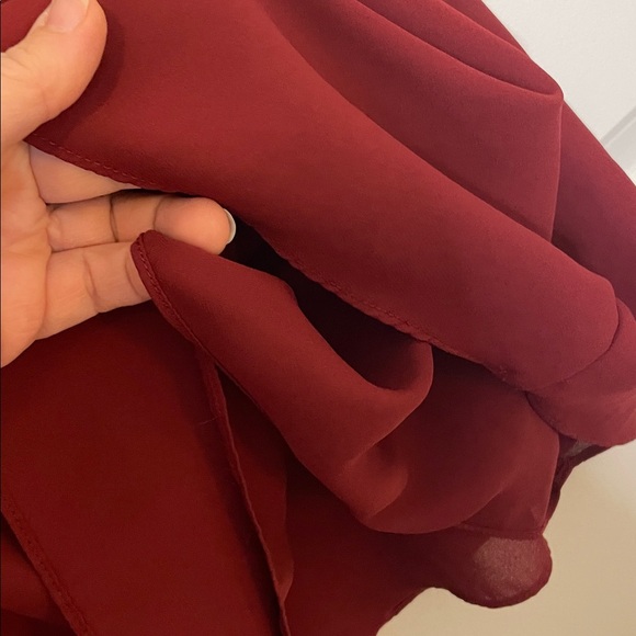 Melrose and Market Burgundy Lace Cami Women’s Small - Picture 7 of 8